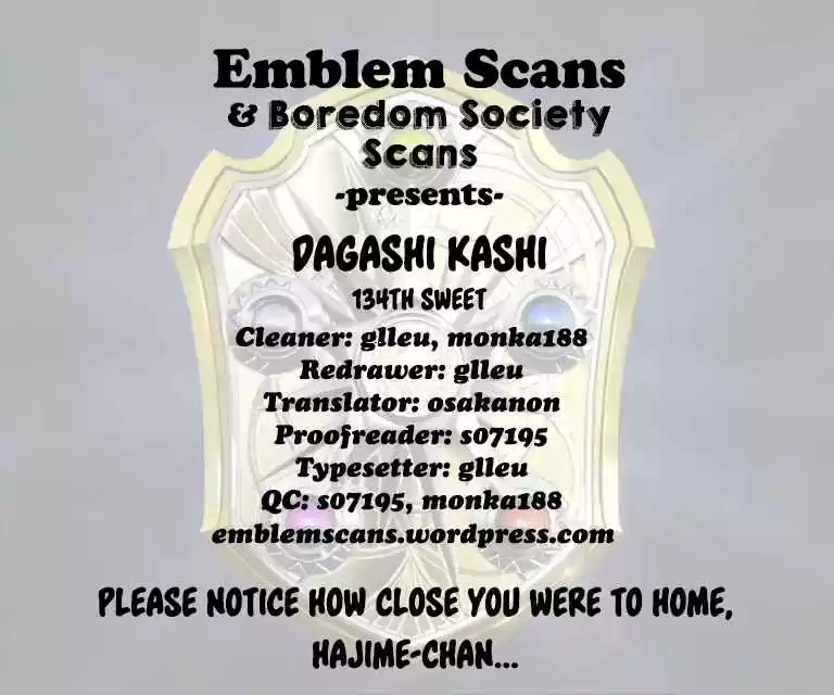 Dagashi Kashi Vol. 8 Ch. 134 Snickers
