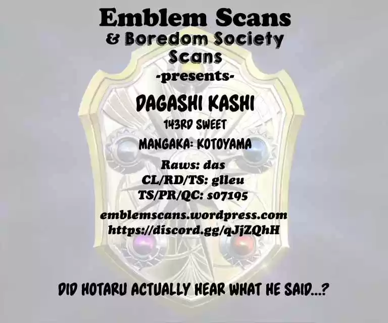 Dagashi Kashi Vol. 9 Ch. 143 Tamago Boro