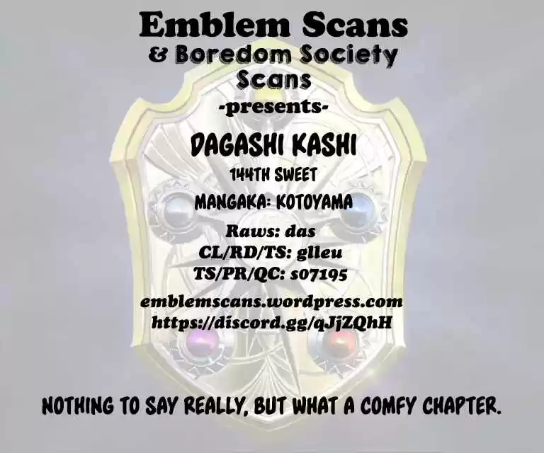 Dagashi Kashi Vol. 9 Ch. 144 Puku Puku Tai