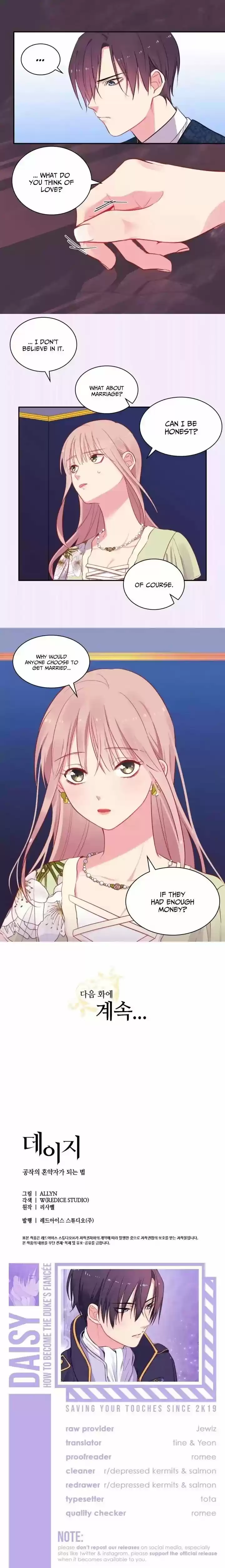 Daisy: How To Become The Duke's Fiancée Chapter 6