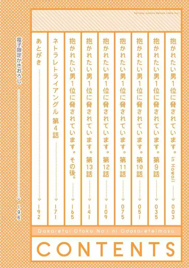 Dakaretai Otoko Ichii ni Odosarete Imasu. 14