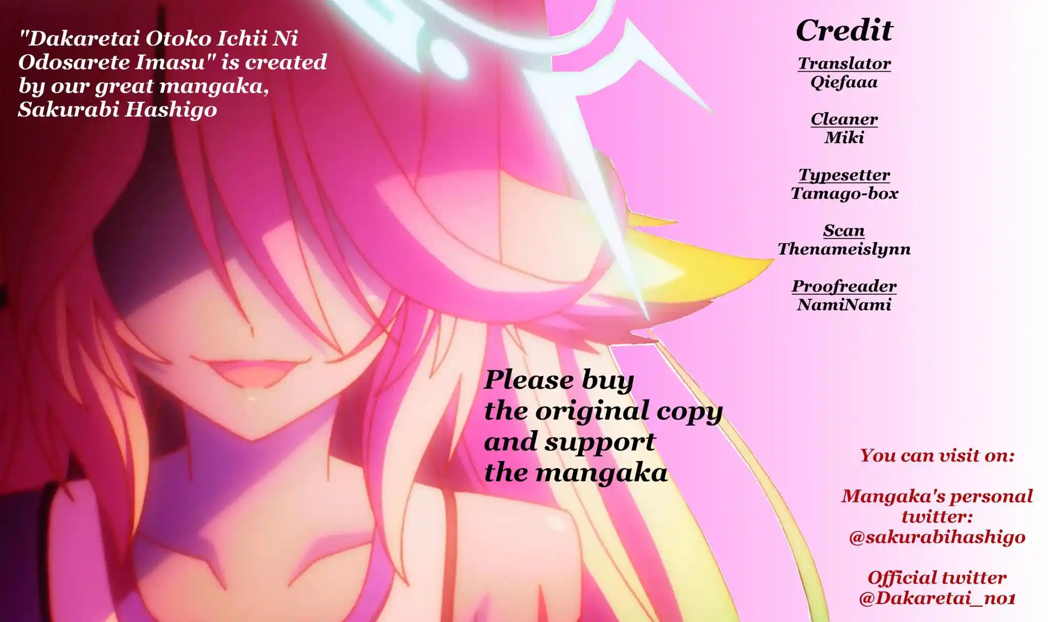 Dakaretai Otoko Ichii Ni Odosarete Imasu. Chapter 20.1