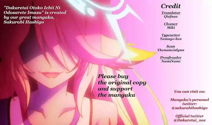 Dakaretai Otoko Ichii Ni Odosarete Imasu. Chapter 29.1