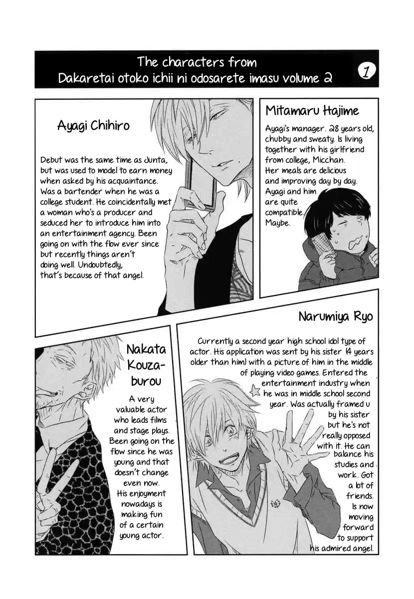 Dakaretai Otoko Ichii ni Odosarete Imasu. Vol. 2 Ch. 8.5