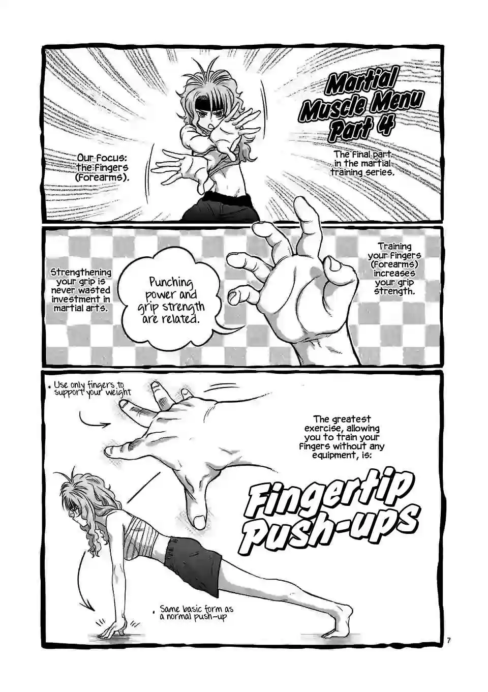 Danberu Nan Kiro Moteru? 115 Martial Muscle Menu Forearms