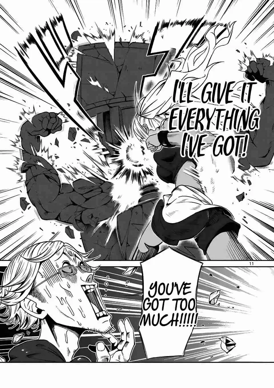 Danberu nan kiro moteru? Ch. 39 Punching Machine Contest