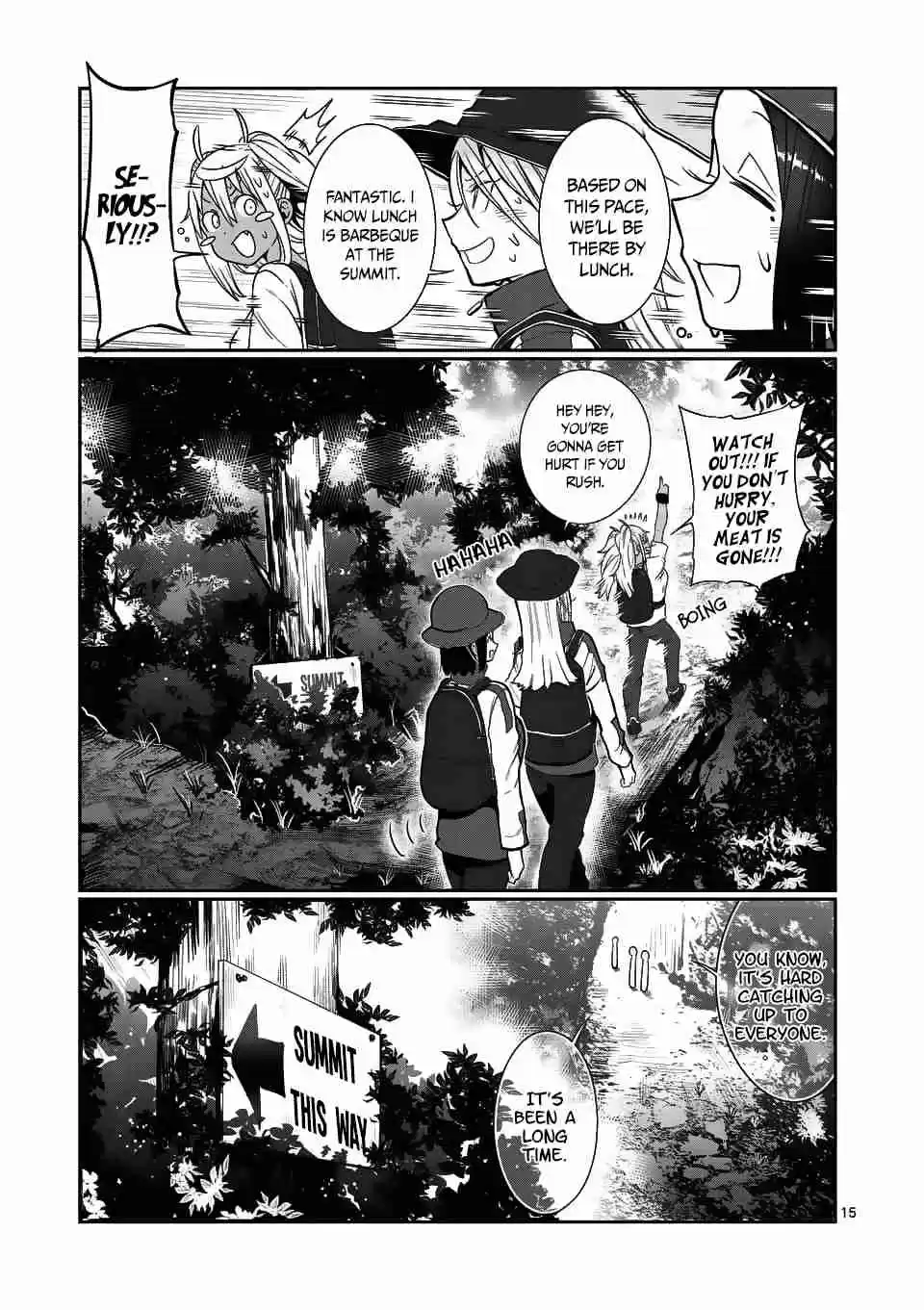 Danberu nan kiro moteru? Ch. 48 Hiking