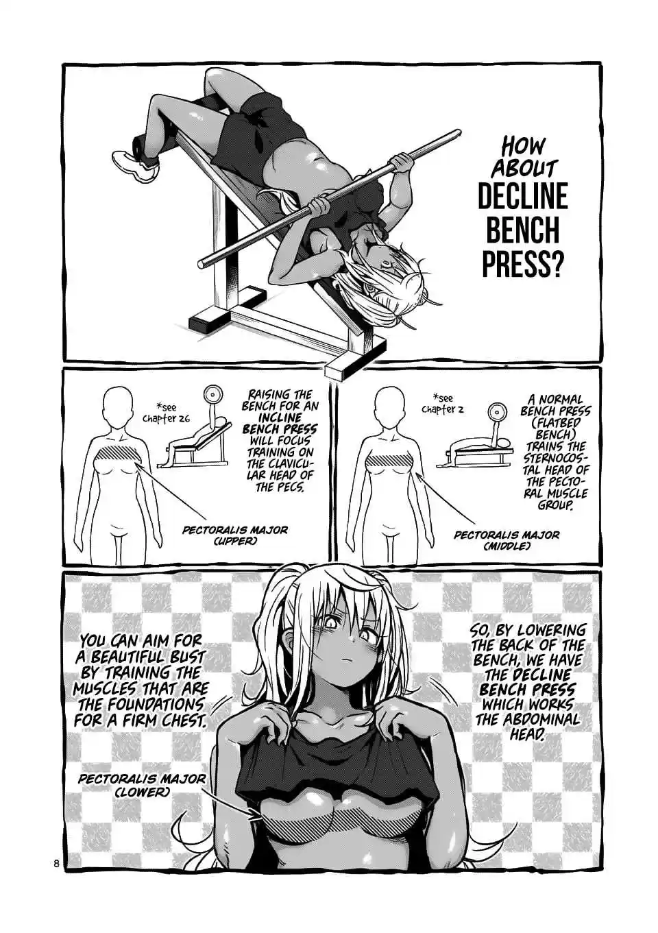 Danberu nan kiro moteru? Ch. 52 Decline Bench Press