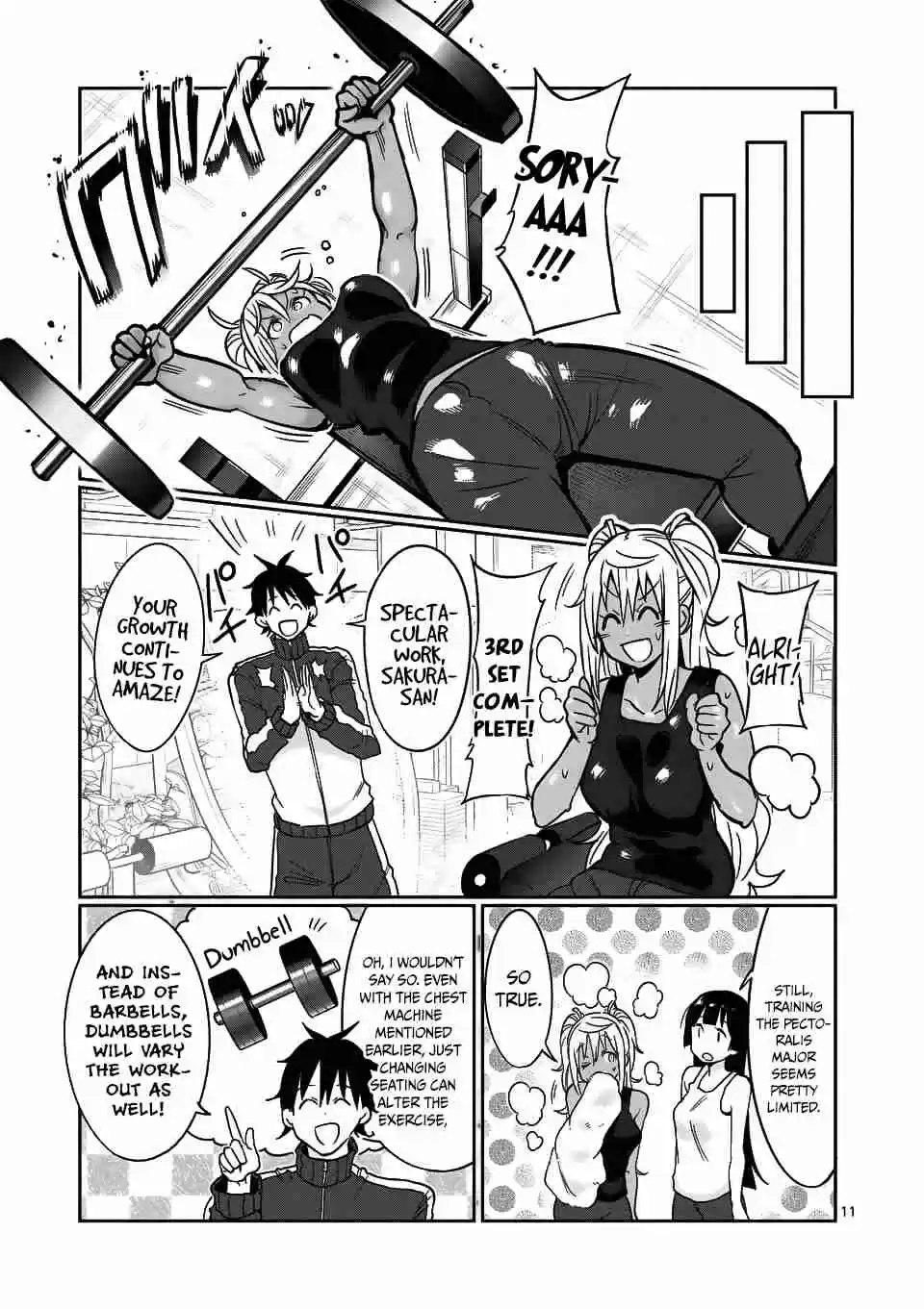 Danberu nan kiro moteru? Ch. 52 Decline Bench Press