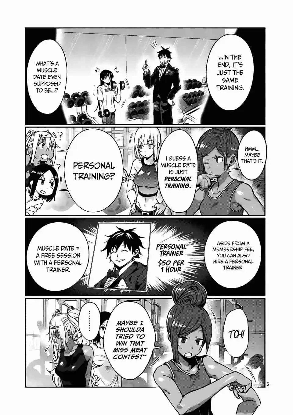 Danberu nan kiro moteru? Ch. 55 Personal Training