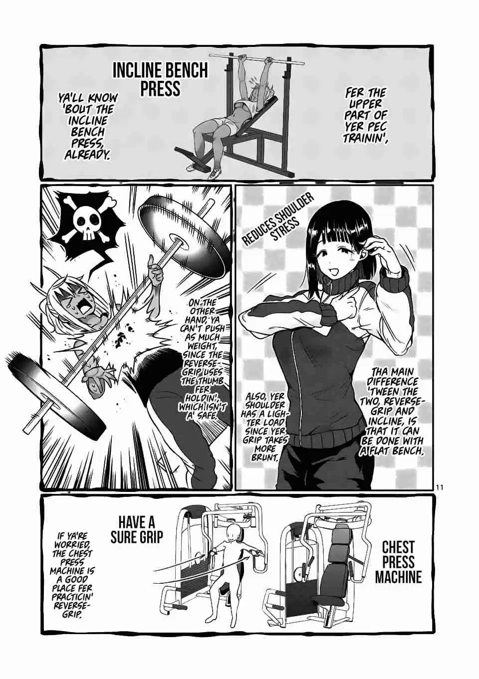 Danberu nan kiro moteru? Ch. 61 Reverse Grip Bench Press