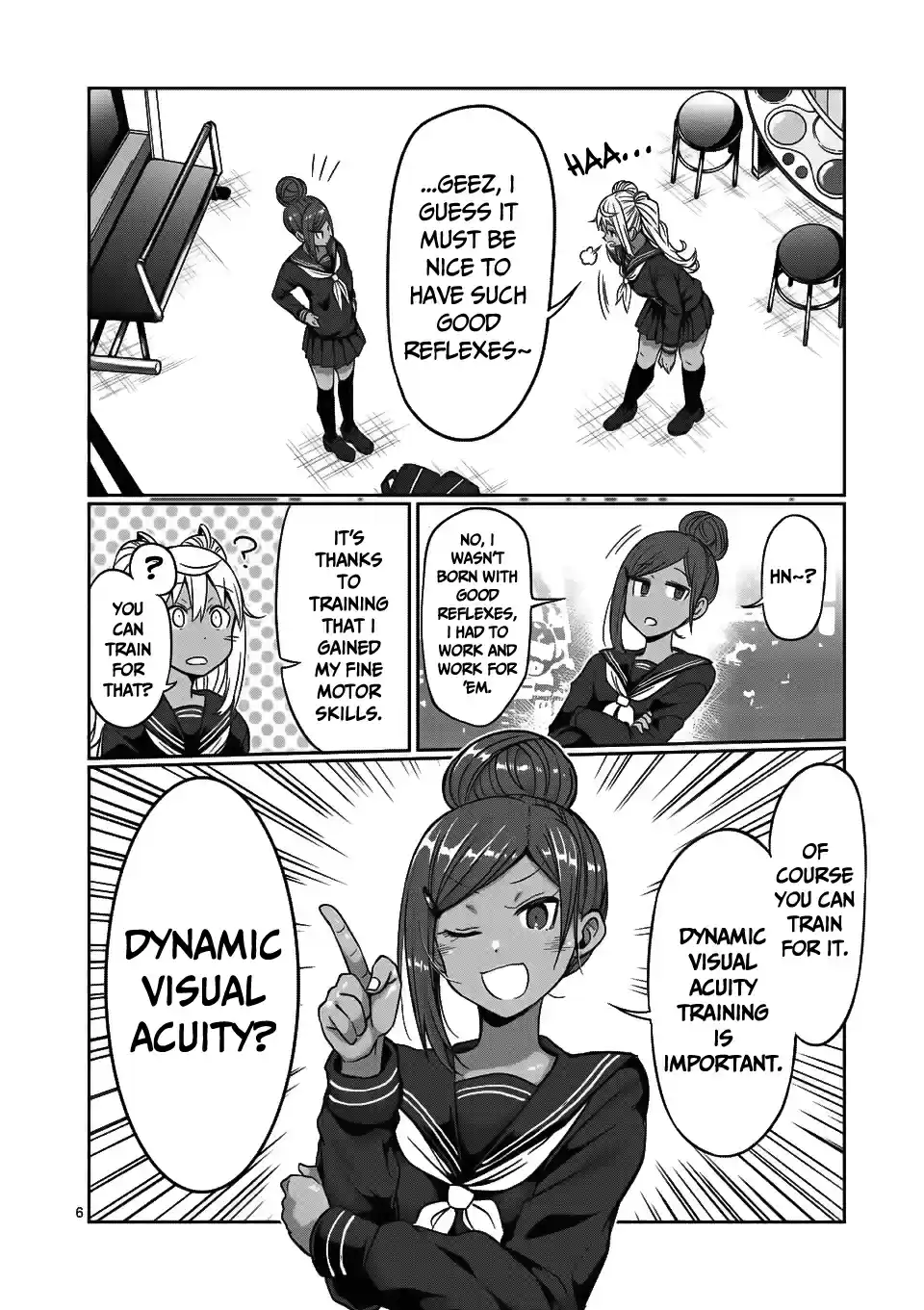 Danberu Nan Kiro Moteru? Ch. 65 Dynamic Visual Acuity
