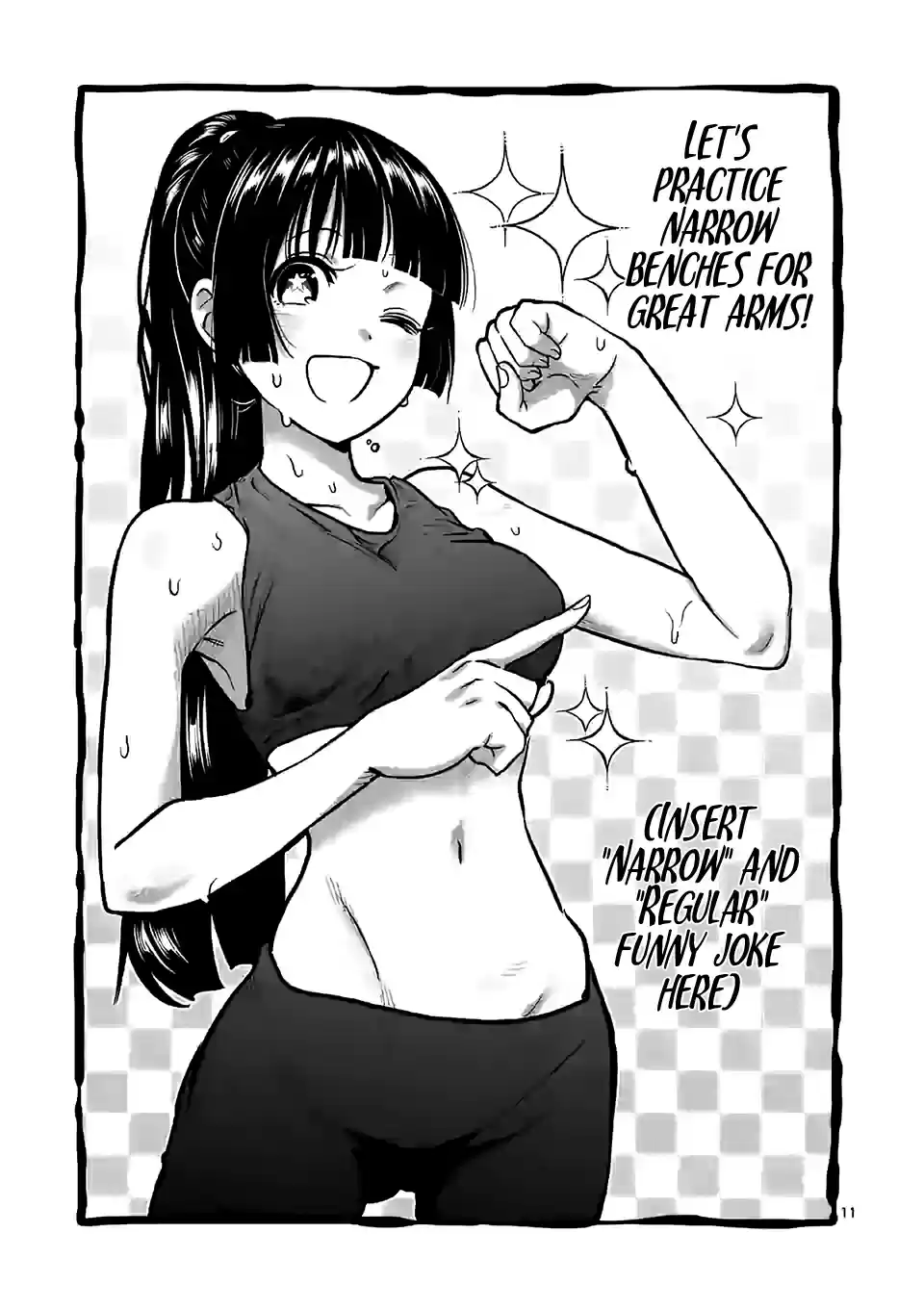 Danberu Nan Kiro Moteru? Vol. 10 Ch. 96 Narrow Bench Press