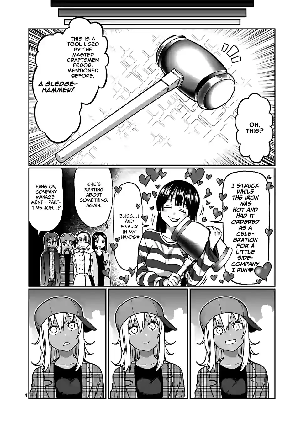 Danberu Nan Kiro Moteru? Vol. 10 Ch. 99 Hammer Training