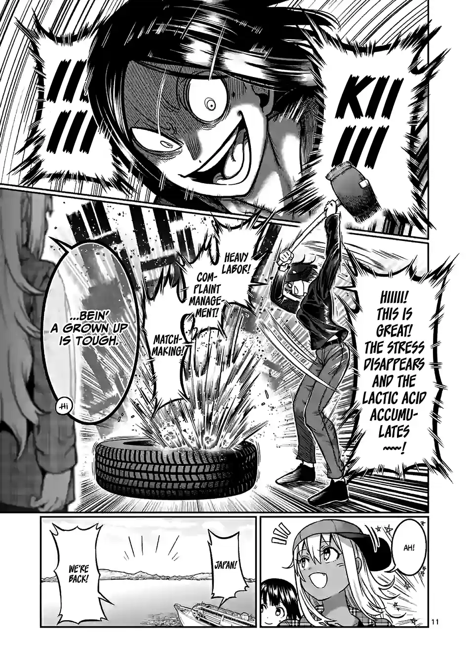 Danberu Nan Kiro Moteru? Vol. 10 Ch. 99 Hammer Training