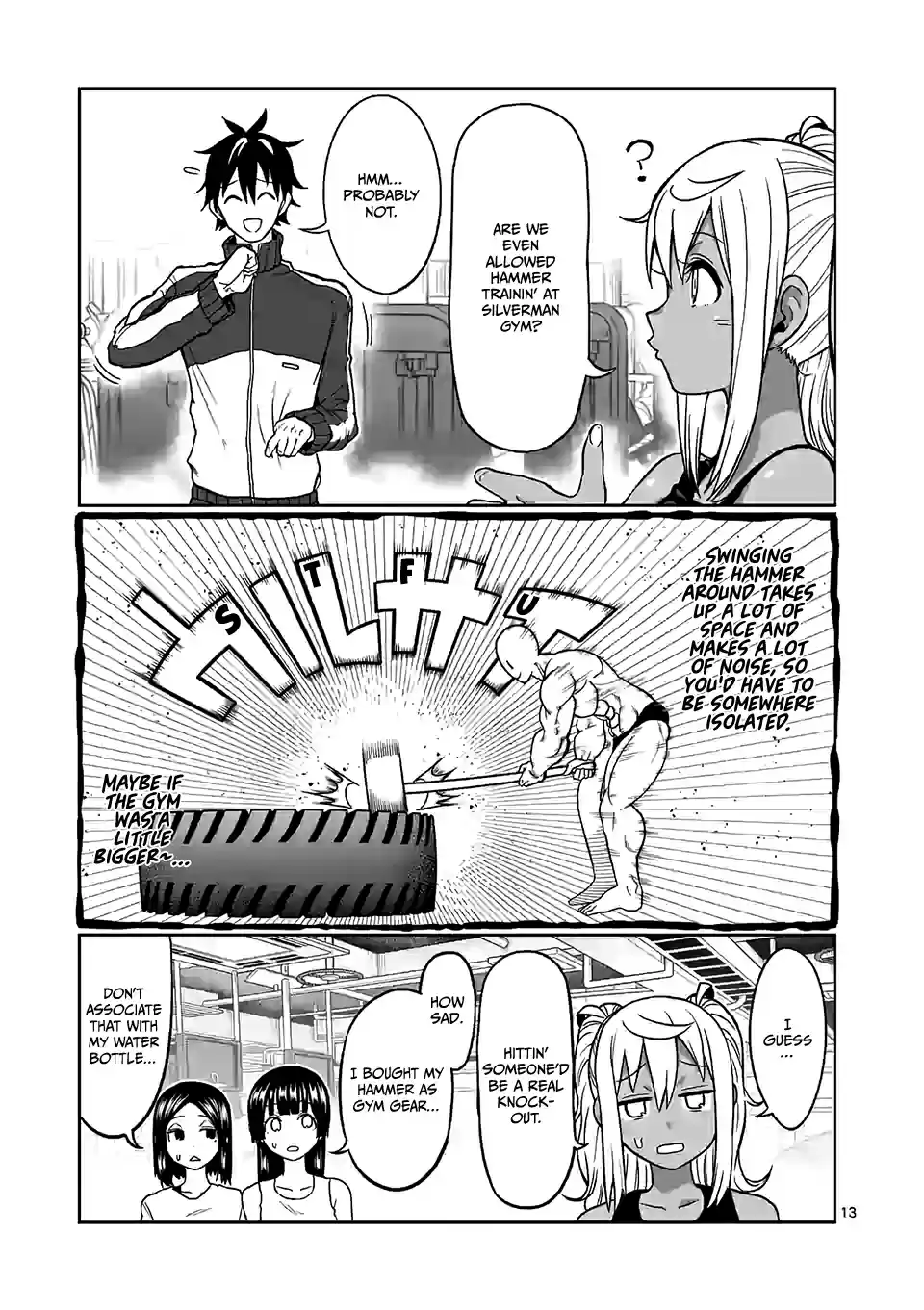 Danberu Nan Kiro Moteru? Vol. 10 Ch. 99 Hammer Training