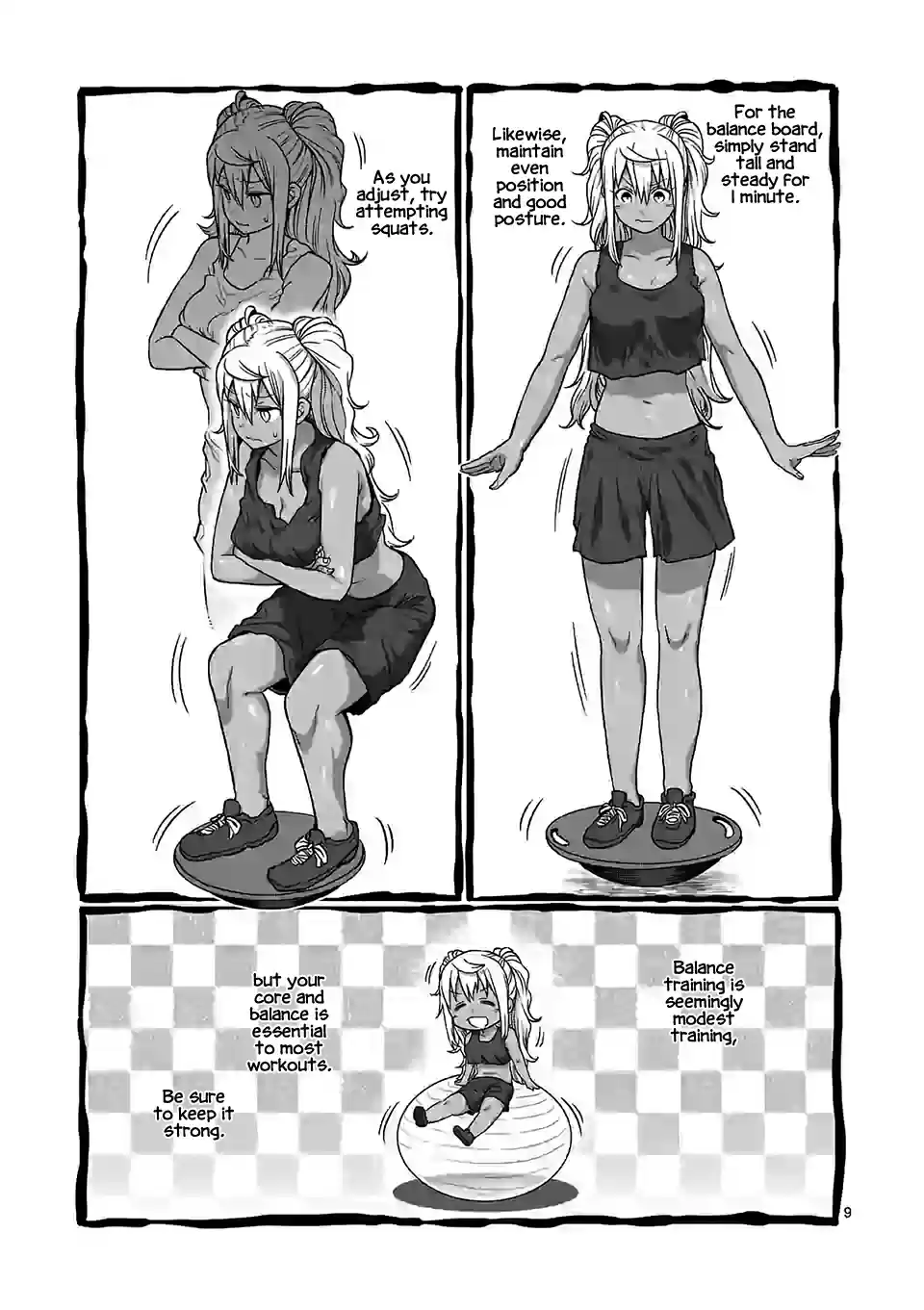 Danberu Nan Kiro Moteru? Vol. 11 Ch. 110 Balance Training
