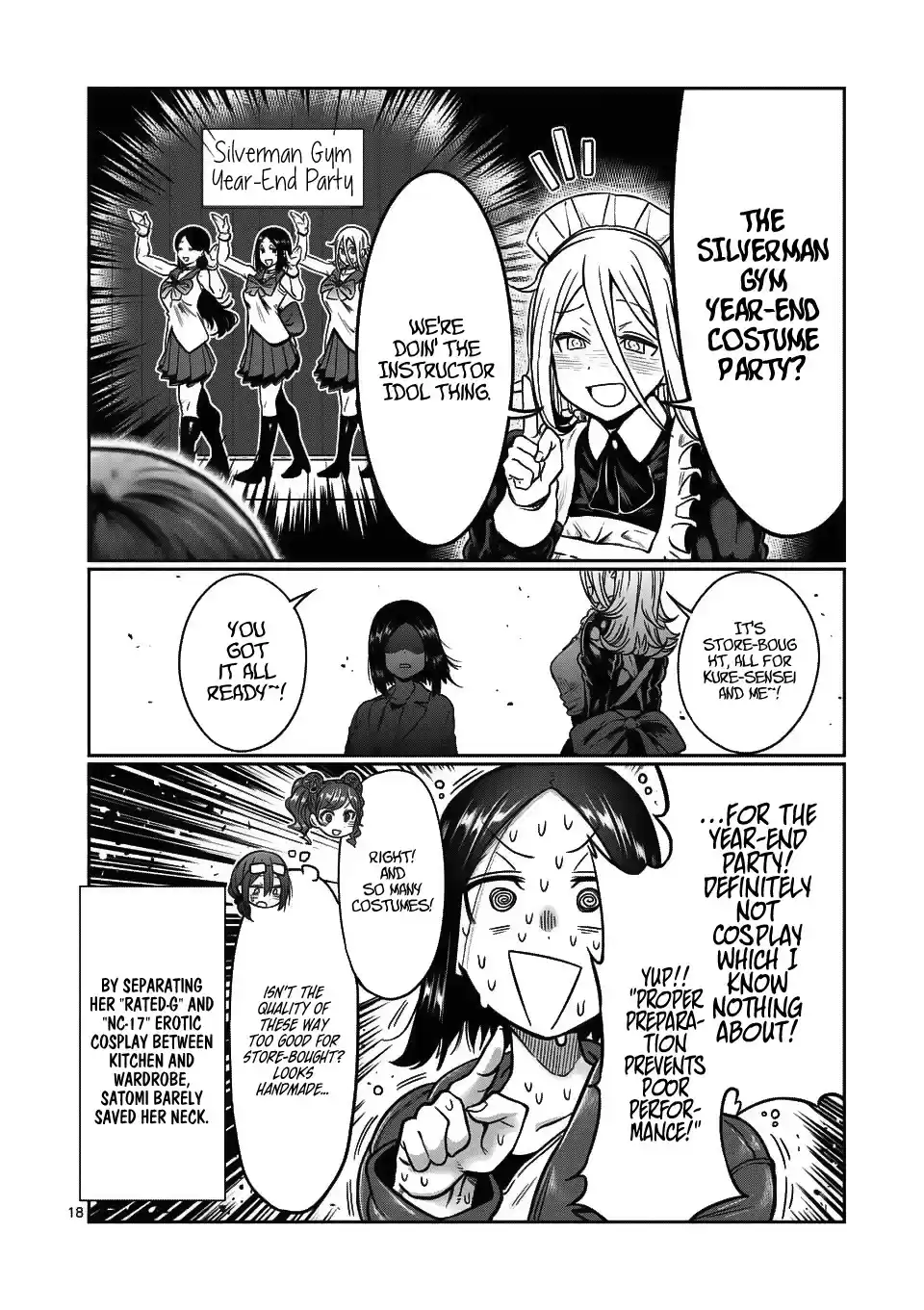 Danberu Nan Kiro Moteru? Vol. 8 Ch. 68 Dumbbell Shoulder Press