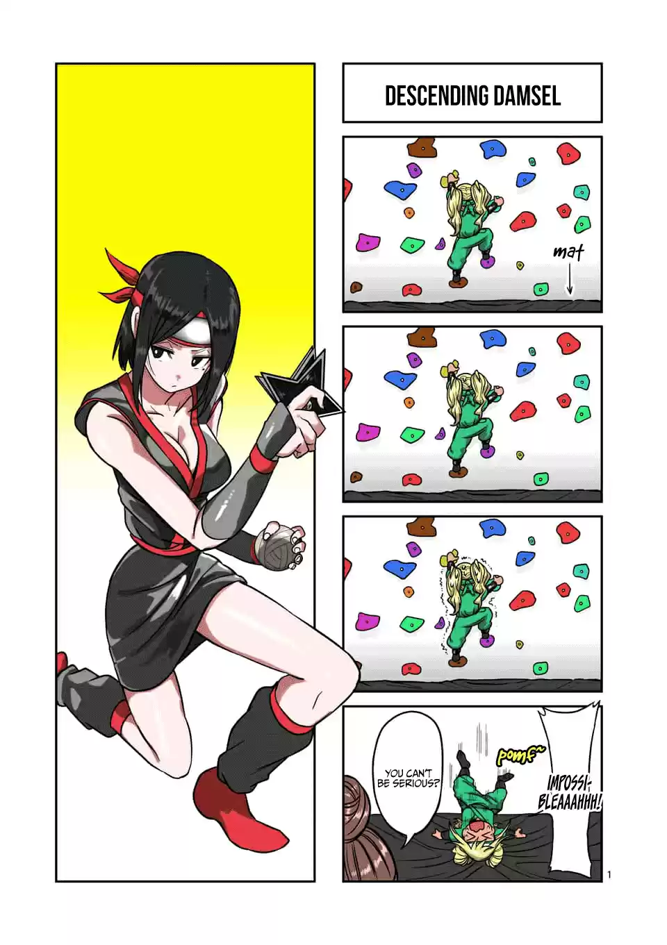 Danberu Nan Kiro Moteru? Vol. 8 Ch. 71 Bouldering