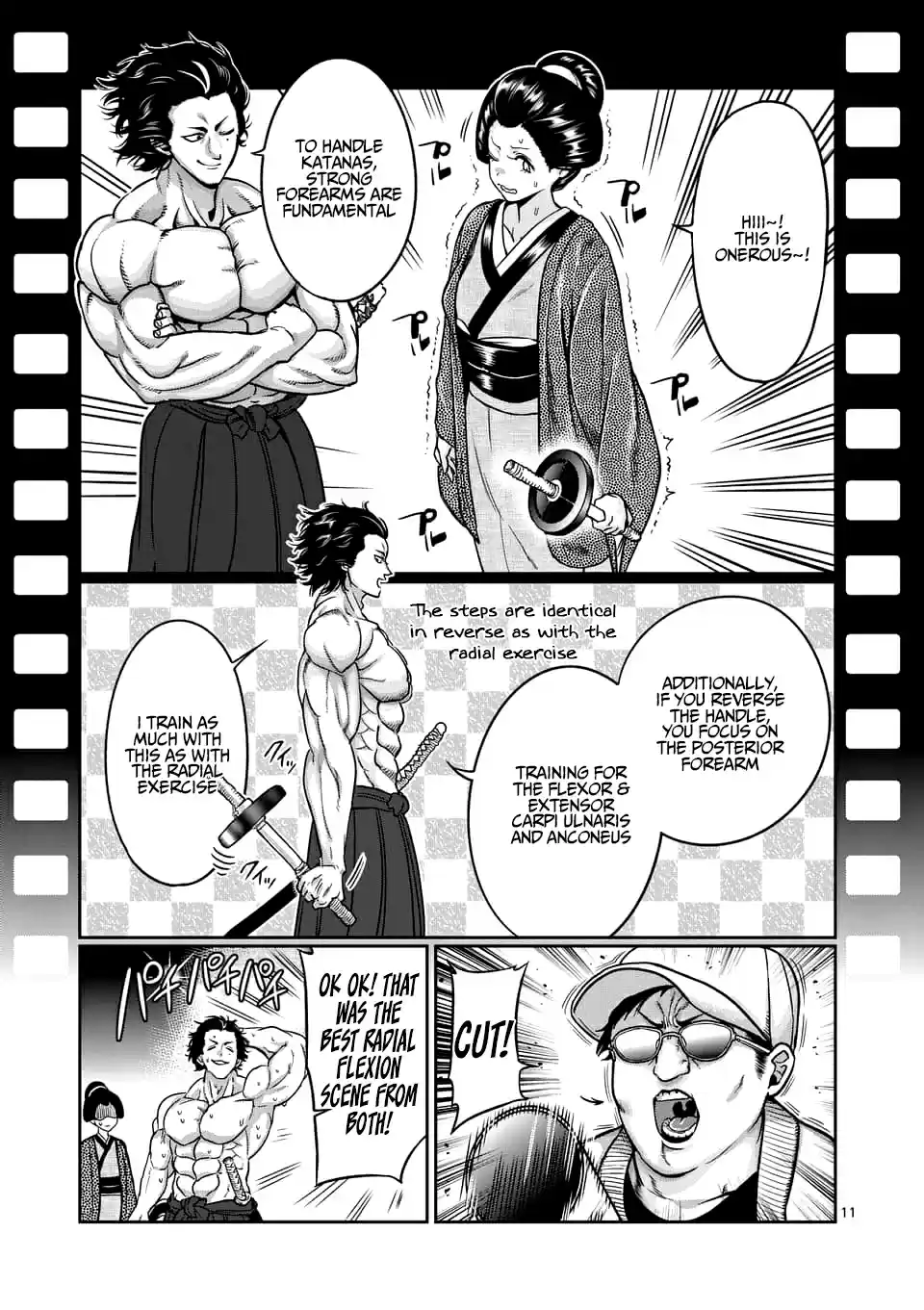 Danberu Nan Kiro Moteru? Vol. 9 Ch. 76 Forearm Training