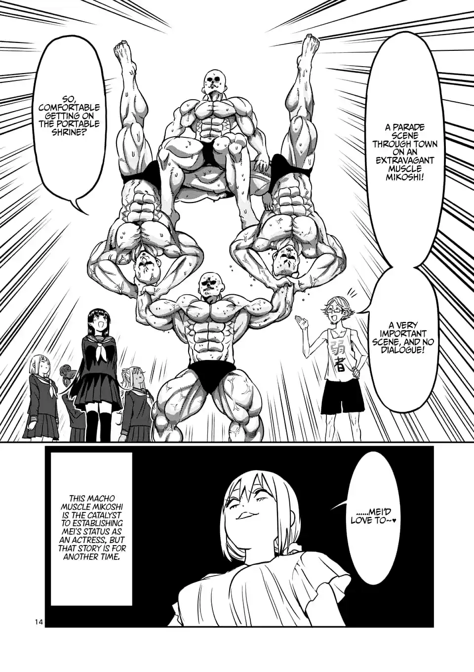 Danberu Nan Kiro Moteru? Vol. 9 Ch. 76 Forearm Training