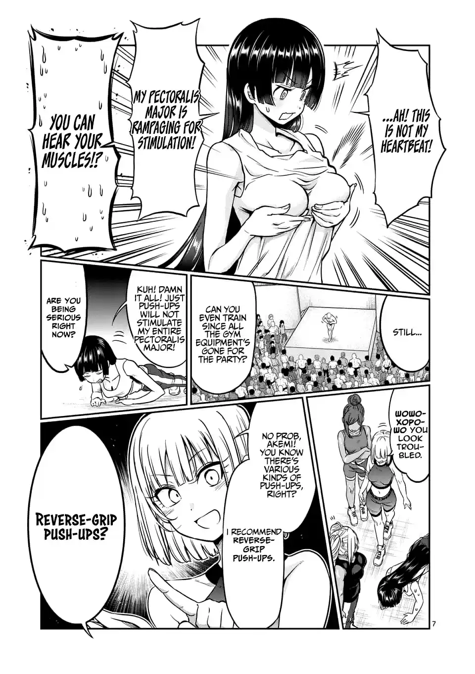 Danberu Nan Kiro Moteru? Vol. 9 Ch. 78 Reverse Grip Push Ups