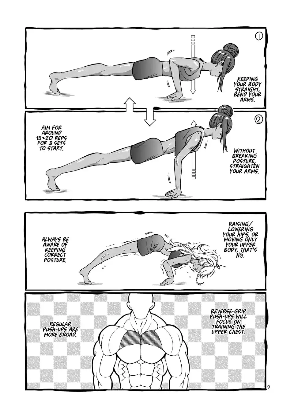 Danberu Nan Kiro Moteru? Vol. 9 Ch. 78 Reverse Grip Push Ups