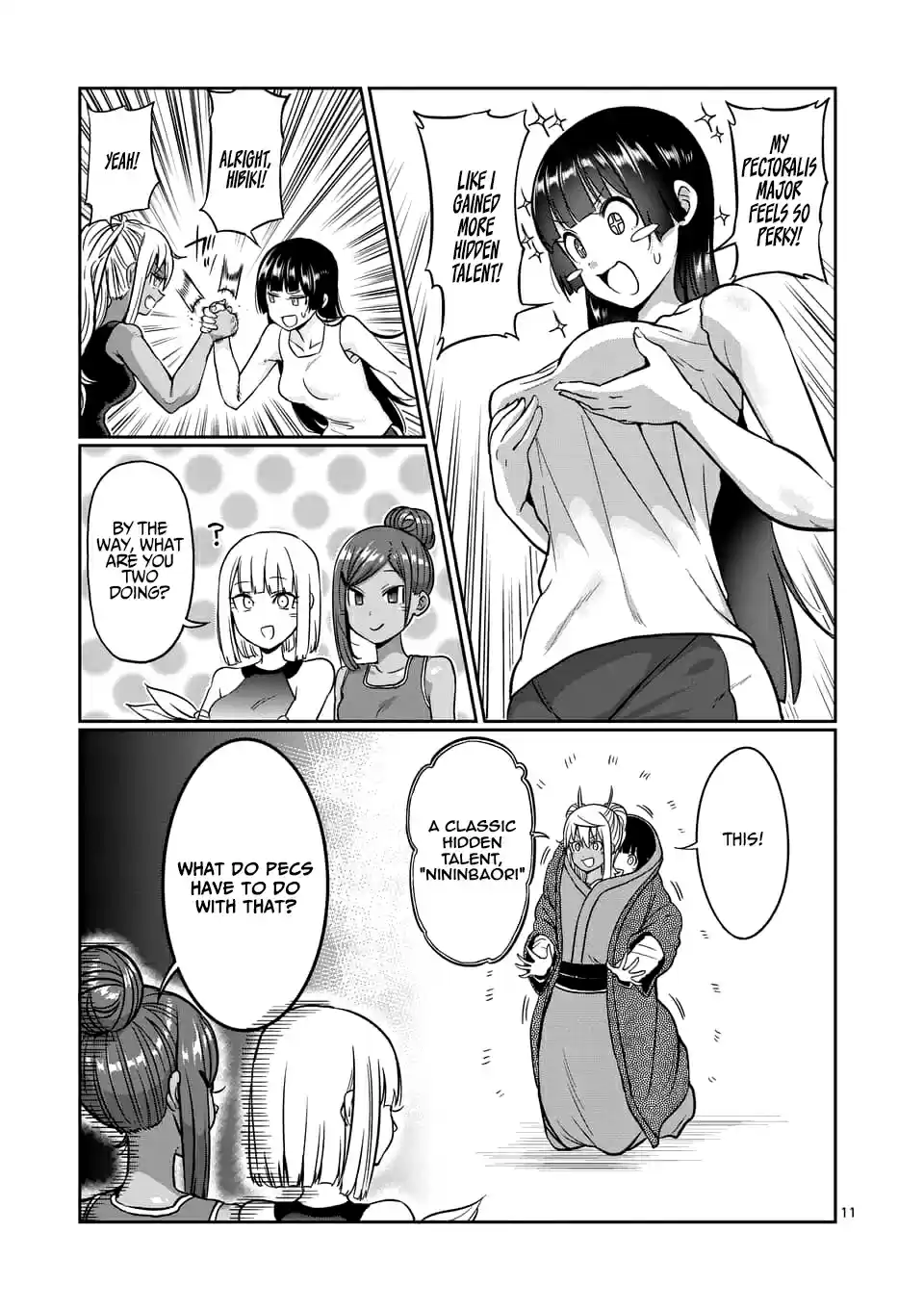 Danberu Nan Kiro Moteru? Vol. 9 Ch. 78 Reverse Grip Push Ups