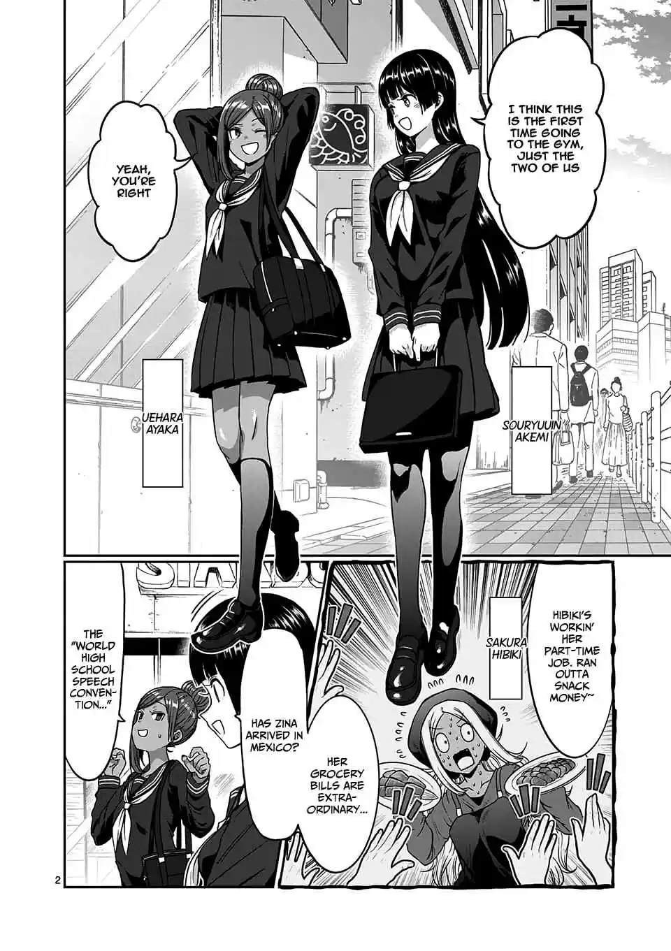 Danberu Nan Kiro Moteru? Vol. 9 Ch. 85 Compression Training