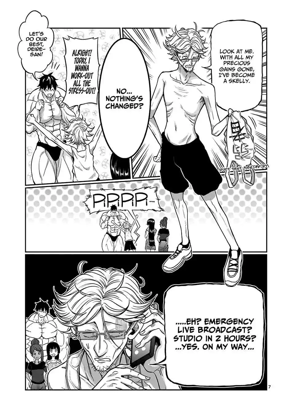 Danberu Nan Kiro Moteru? Vol. 9 Ch. 85 Compression Training