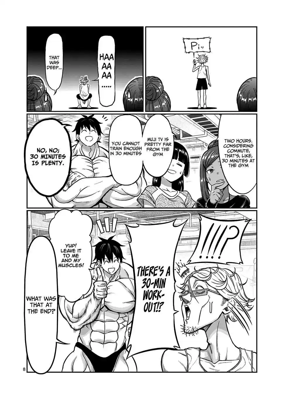 Danberu Nan Kiro Moteru? Vol. 9 Ch. 85 Compression Training