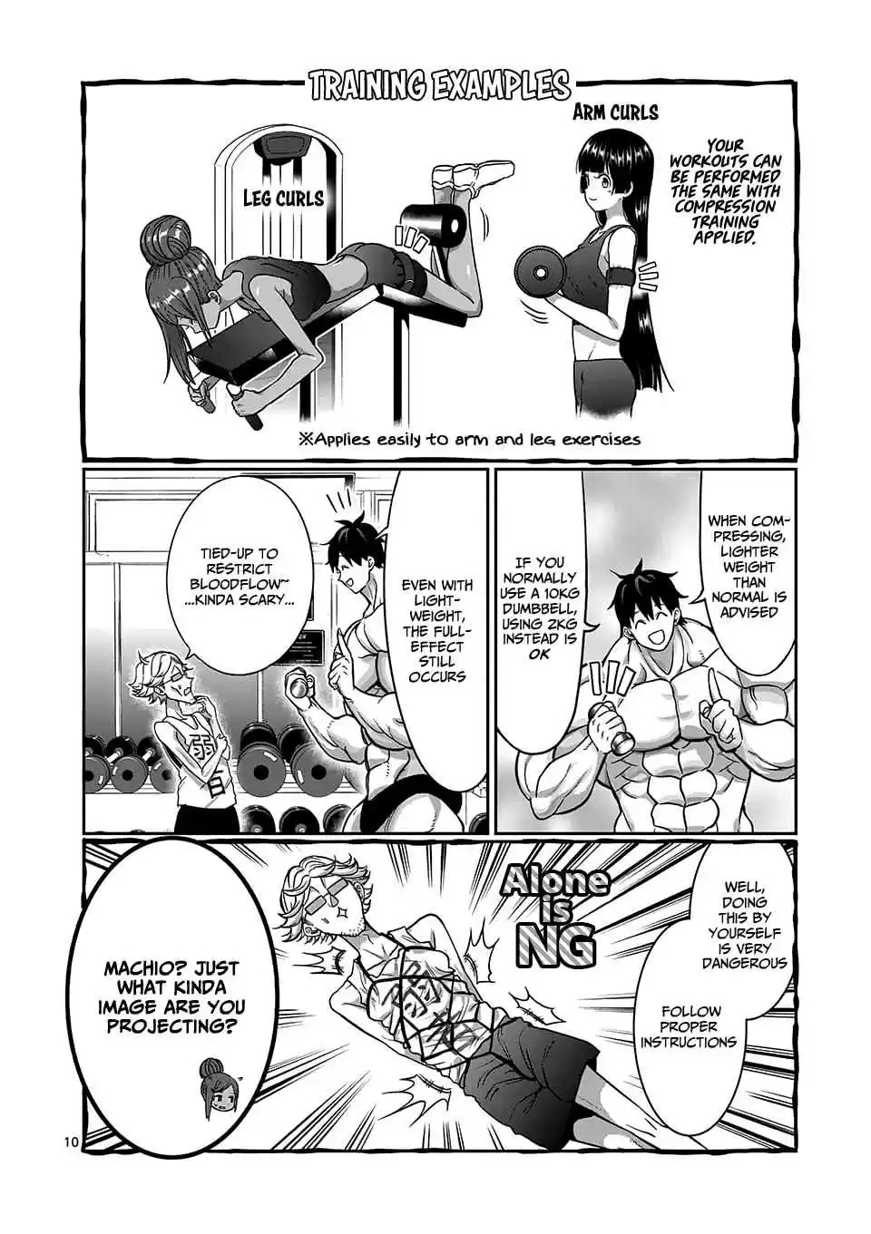 Danberu Nan Kiro Moteru? Vol. 9 Ch. 85 Compression Training