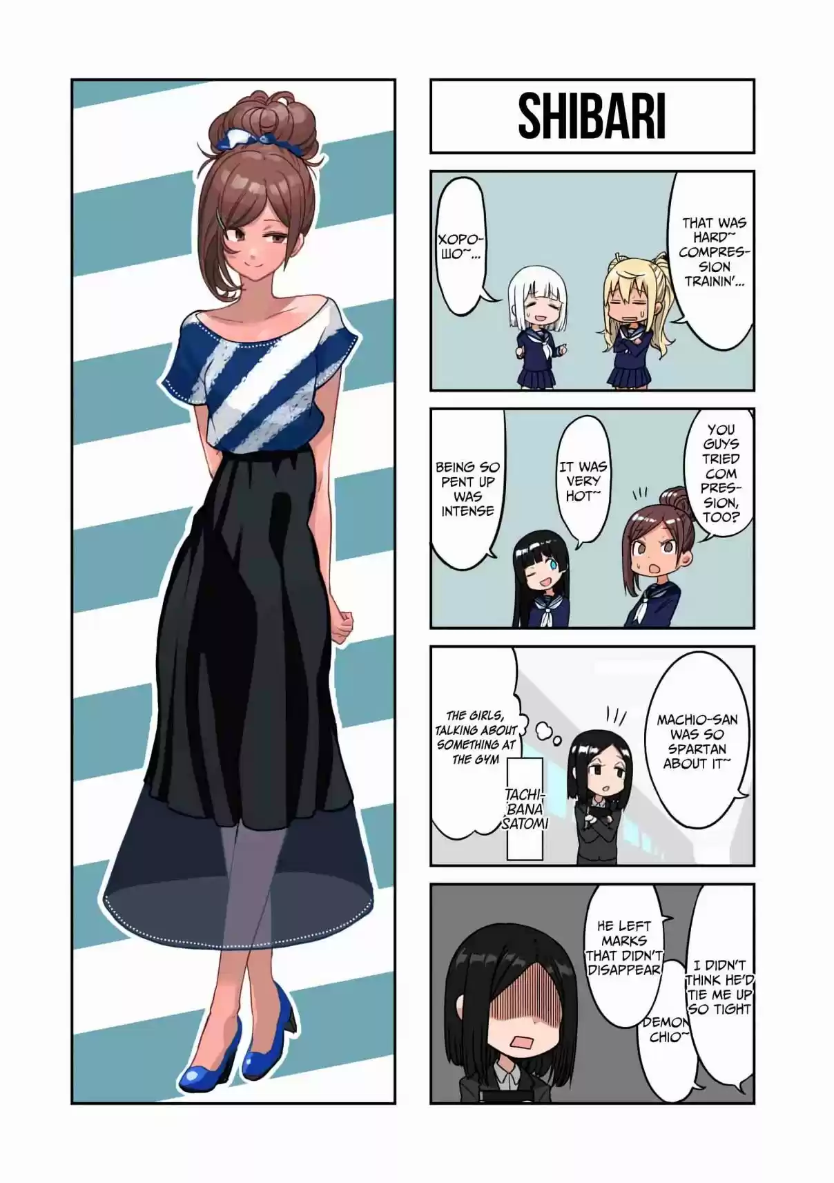 Danberu Nan Kiro Moteru? Vol. 9 Ch. 85 Compression Training