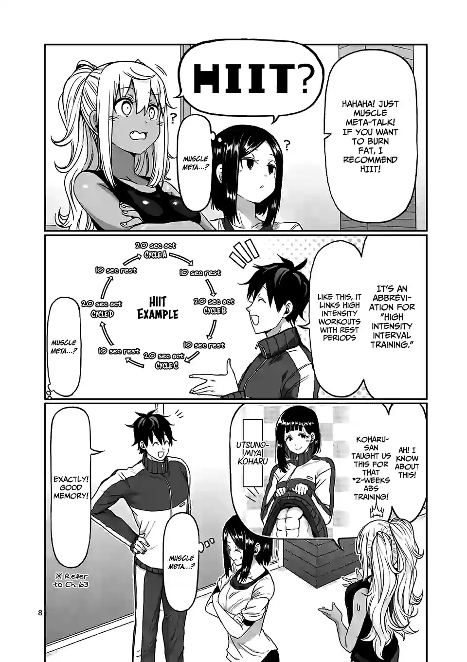 Danberu Nan Kiro Moteru? Vol. 9 Ch. 87 HIIT