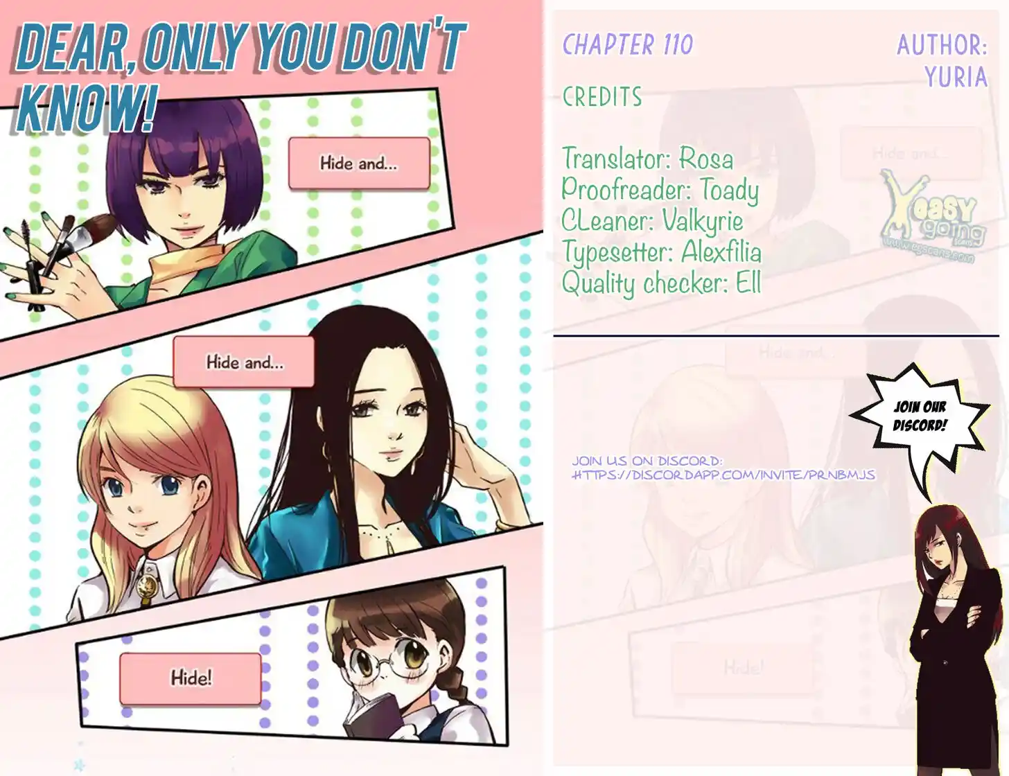 Dangsinman Molla! Ch.110