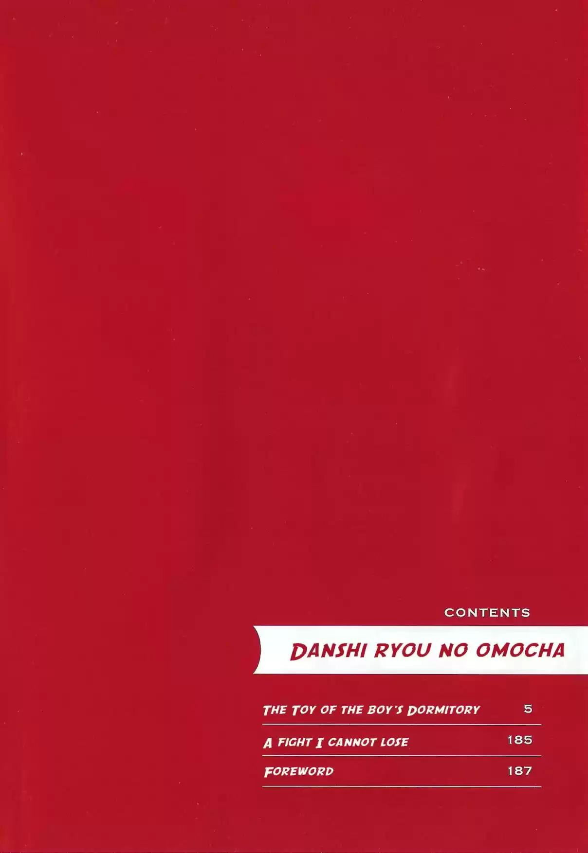 Danshiryou no Omocha Vol. 1 Ch. 1