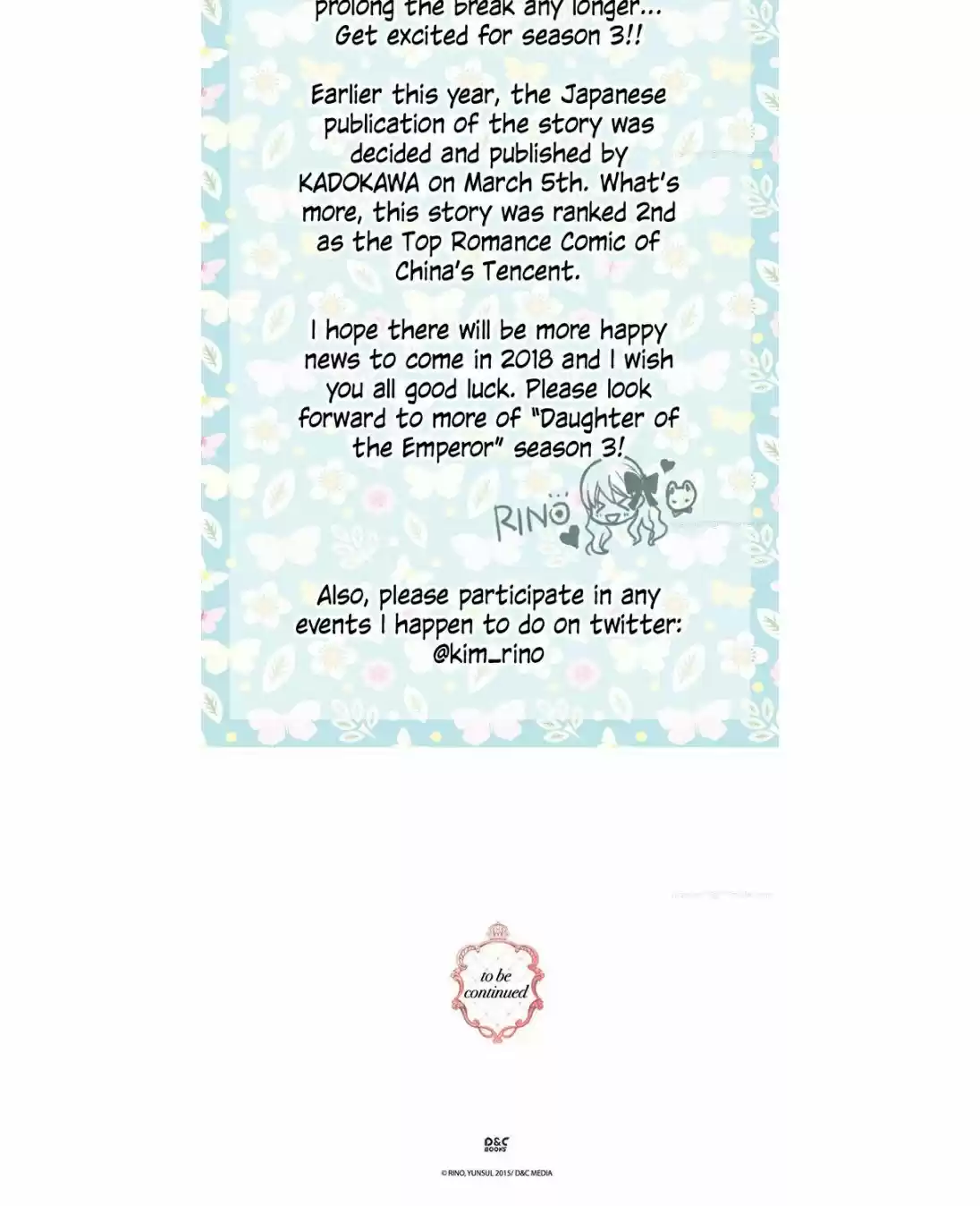 Daughter of the Emperor Ch.101