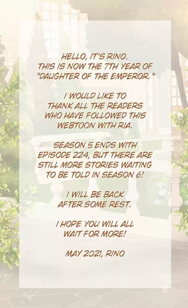 Daughter Of The Emperor Chapter 224