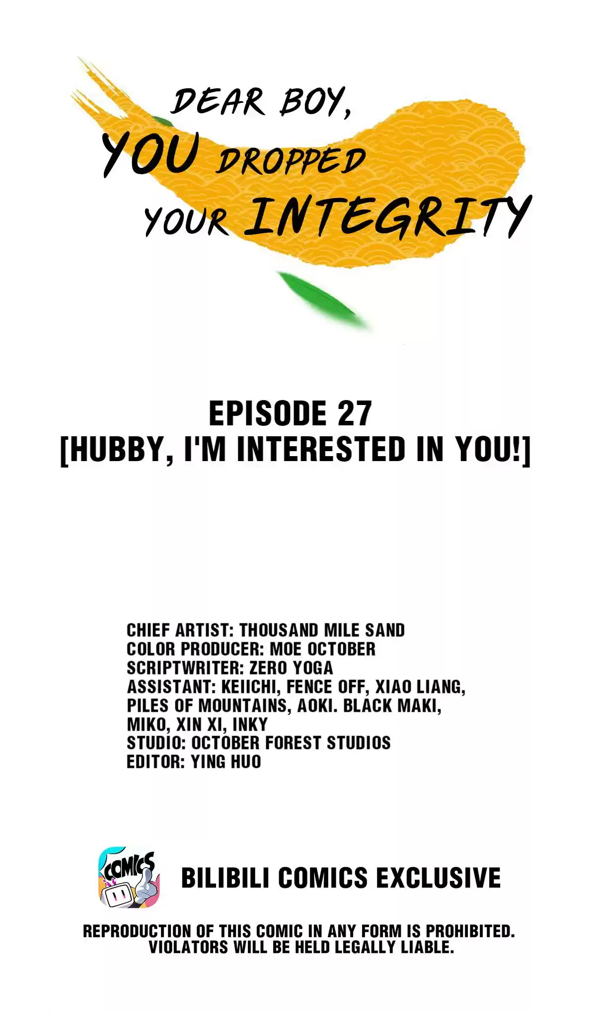 Dear Boy, You Dropped Your Integrity 27 Hubby, I'm Interested In You!