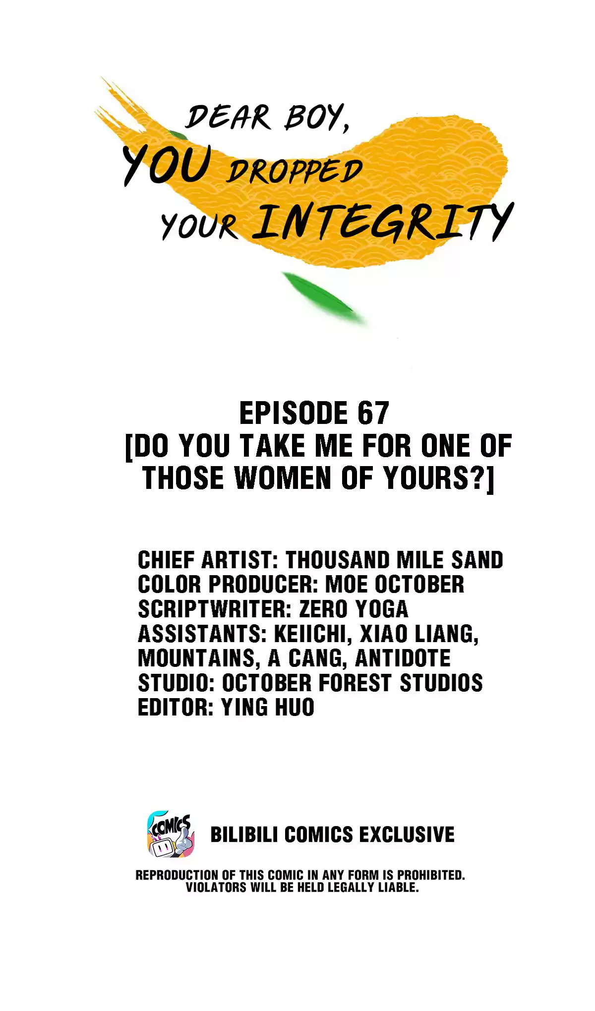 Dear Boy, You Dropped Your Integrity 71 Do You Take Me For One Of Those Women Of Yours?