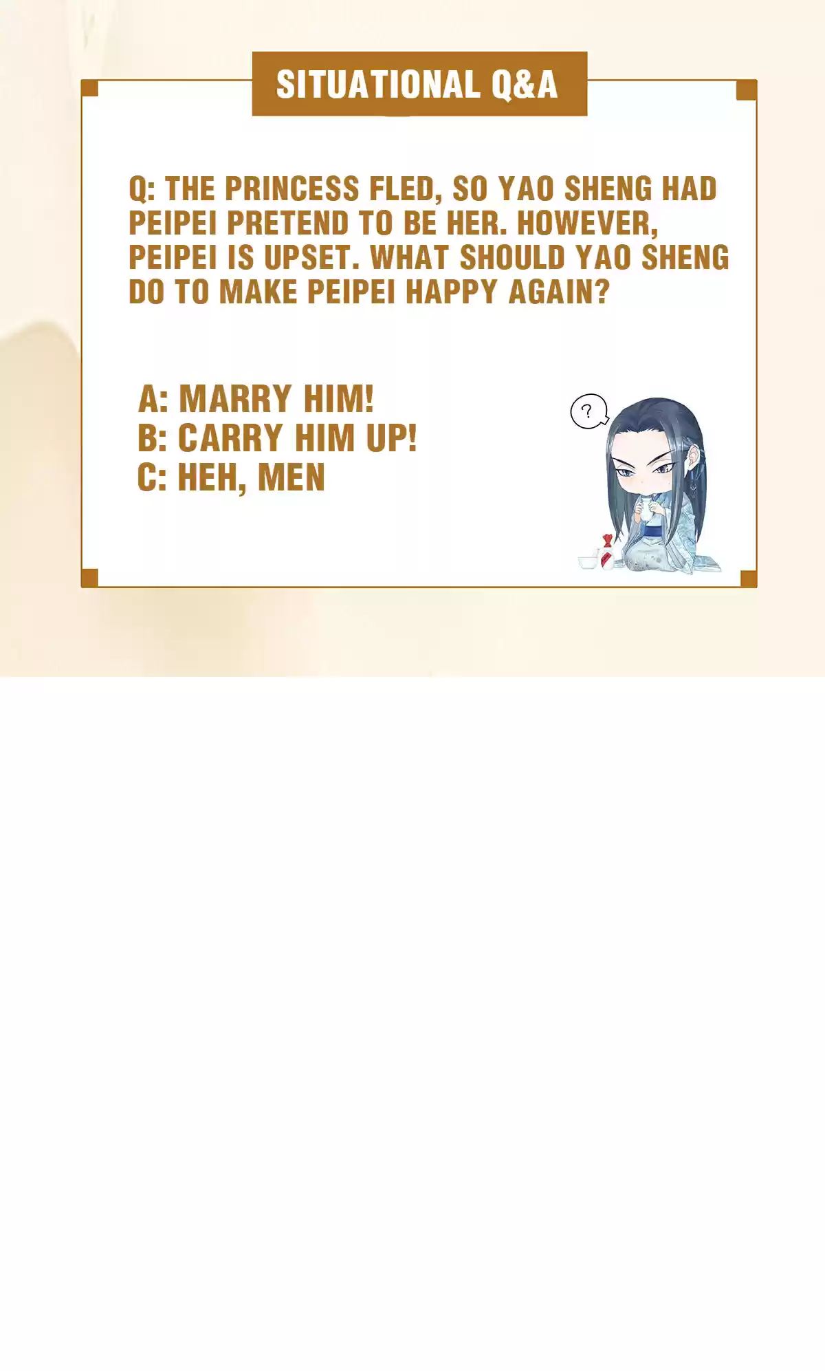 Dear Boy, You Dropped Your Integrity 87 "The Princess" Is Here!