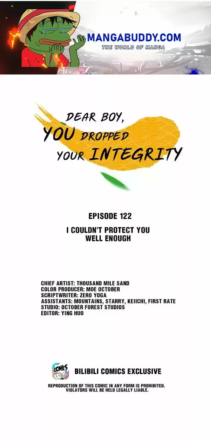 Dear Boy, You Dropped Your Integrity Chapter 122