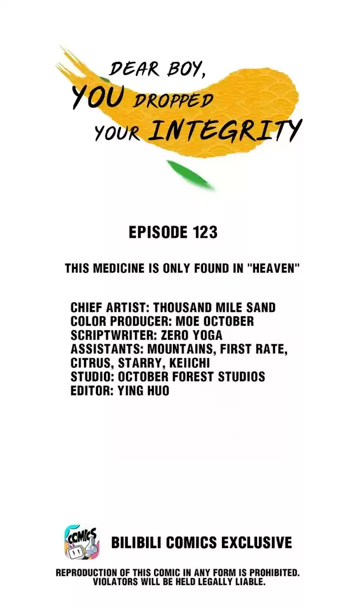 Dear Boy, You Dropped Your Integrity Chapter 123