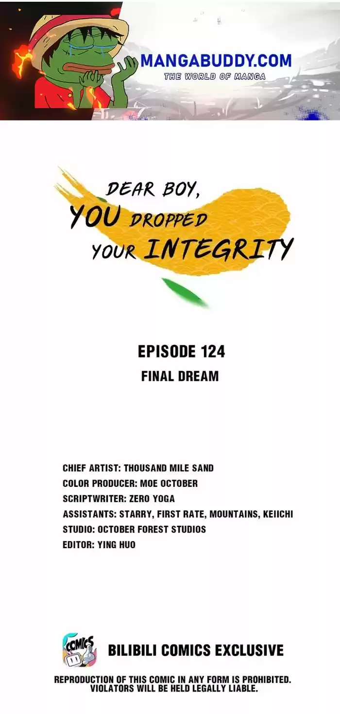 Dear Boy, You Dropped Your Integrity Chapter 124