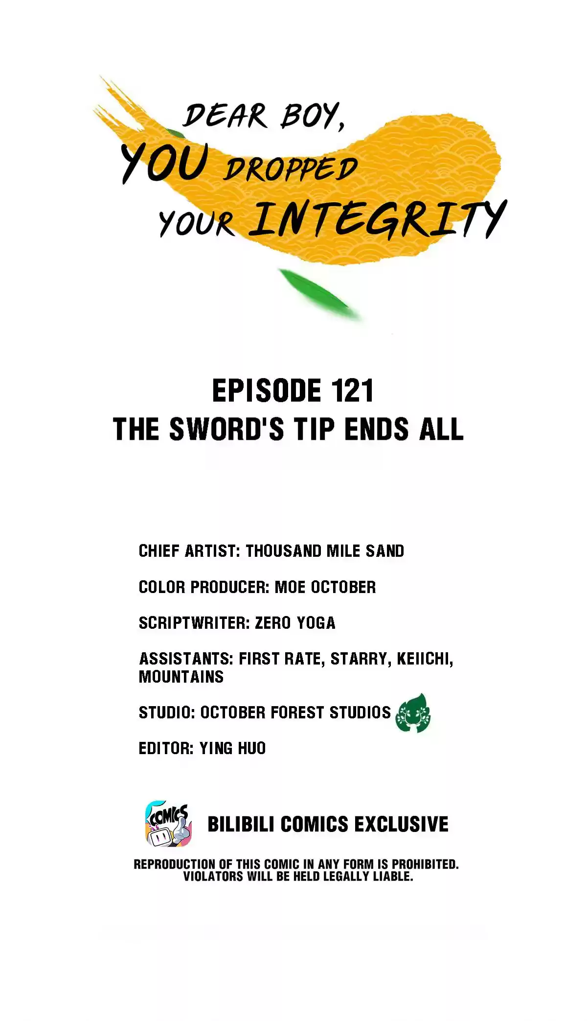 Dear Boy, You Dropped Your Integrity Chapter 136