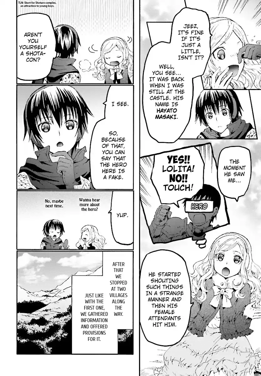 Death March kara Hajimaru Isekai Kyousoukyoku Ch. 46 Sampling Food, the Kotatsu and a Holy Inscription