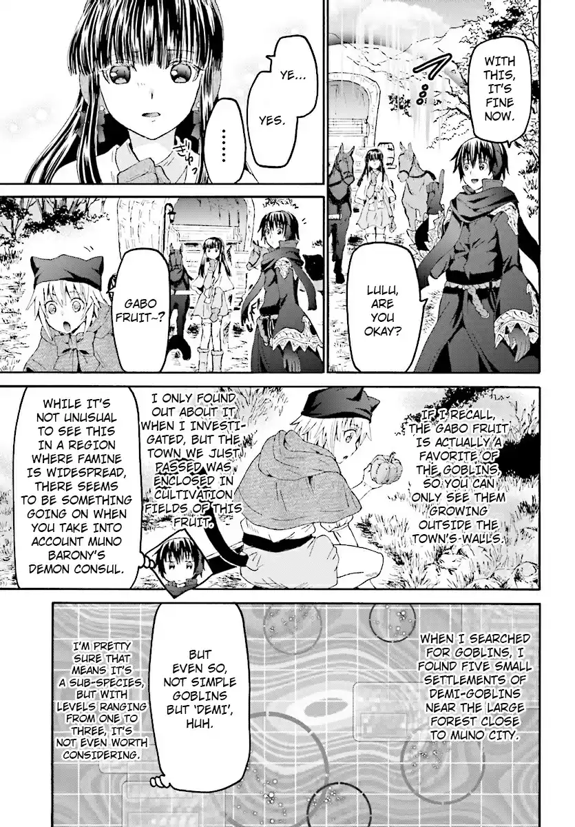 Death March kara Hajimaru Isekai Kyousoukyoku Ch. 46 Sampling Food, the Kotatsu and a Holy Inscription