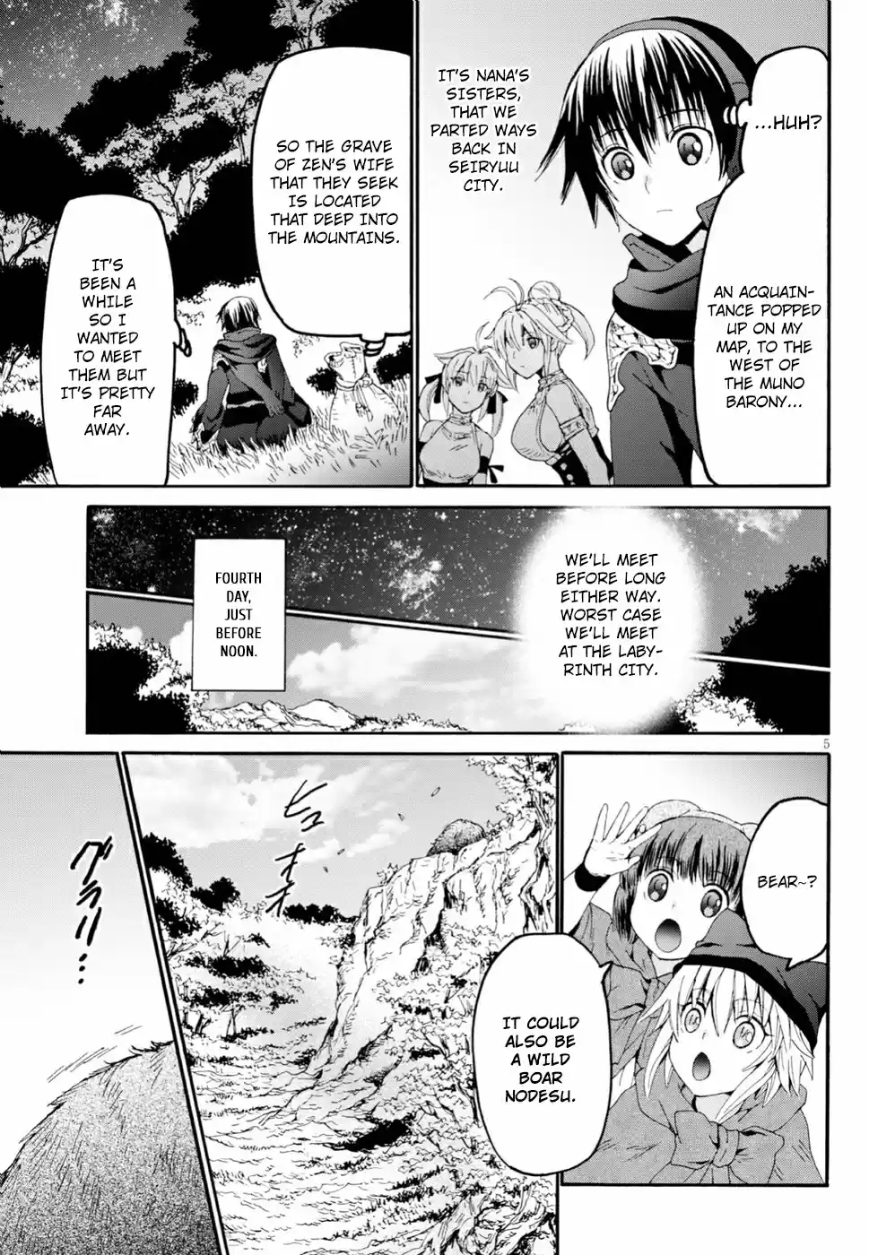 Death March kara Hajimaru Isekai Kyousoukyoku Ch. 53 The Barrier Wall of the Mountain Tree