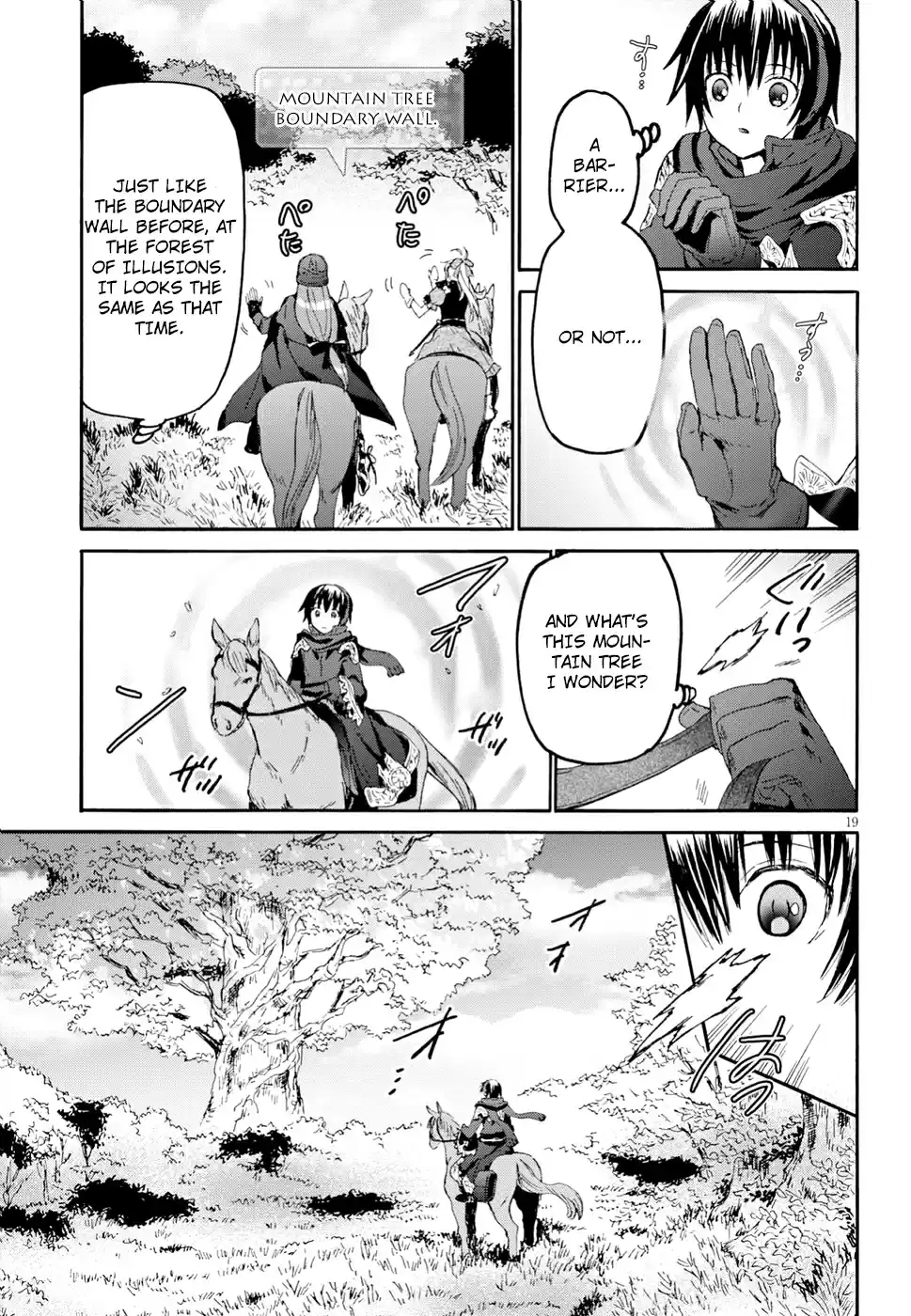 Death March kara Hajimaru Isekai Kyousoukyoku Ch. 53 The Barrier Wall of the Mountain Tree