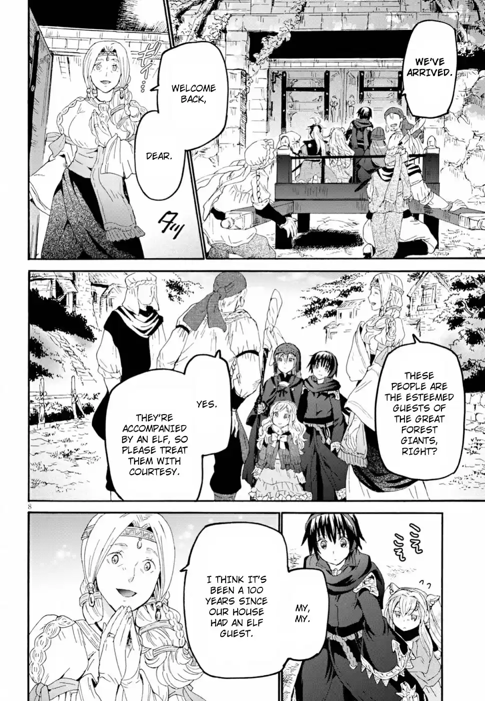 Death March kara Hajimaru Isekai Kyousoukyoku Ch. 55 The Village of Little Giants